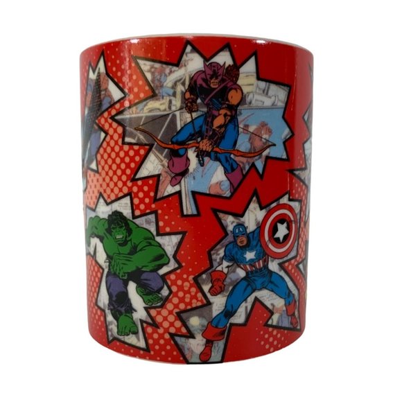 Marvel Comics Super-Hero Ceramic Mug Spiderman Hulk  Captain America 2014 zak - Picture 3 of 8